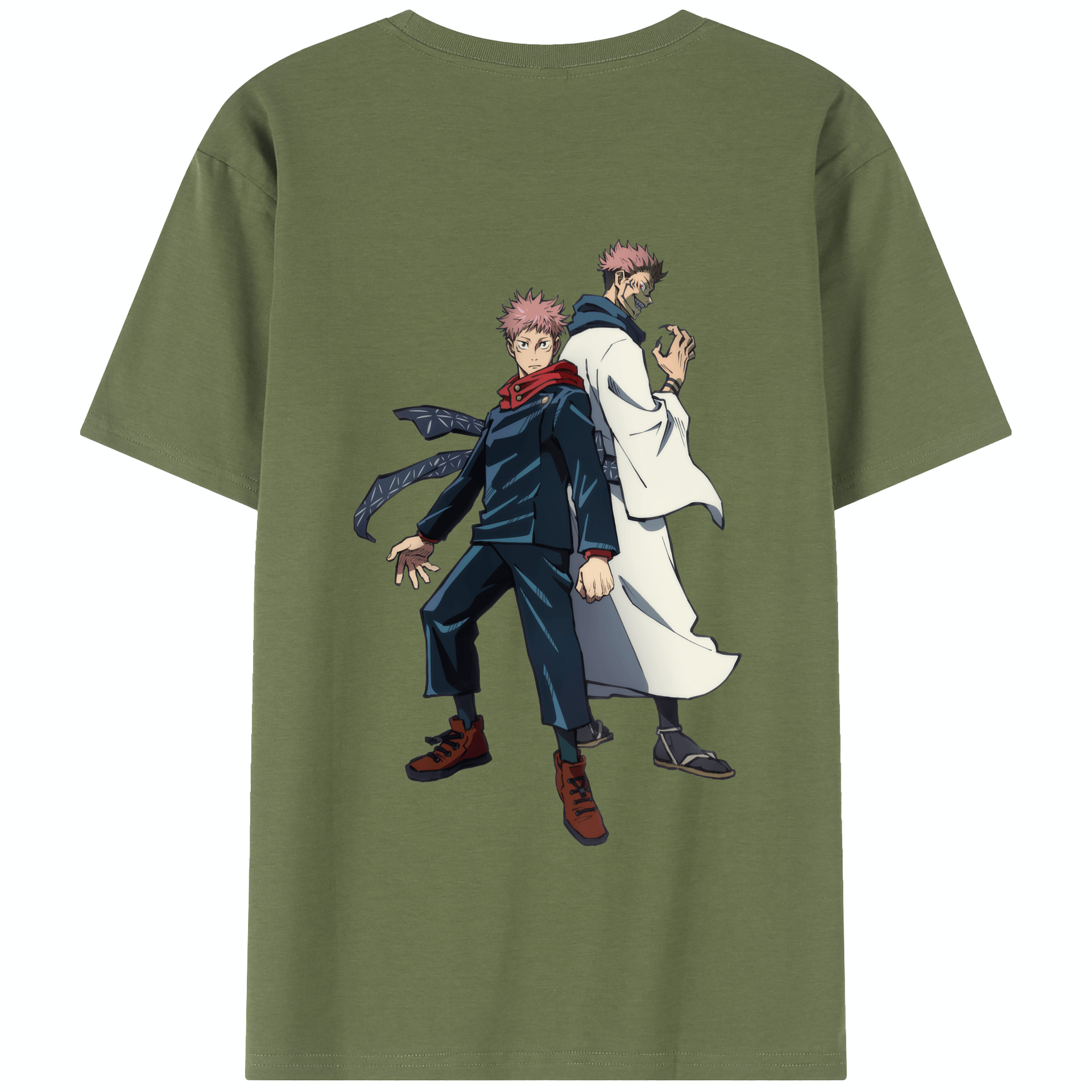 （画像用） 呪術廻戦 Jujutsu Kaisen 綿100％半袖Tシャツ（背面プリント）